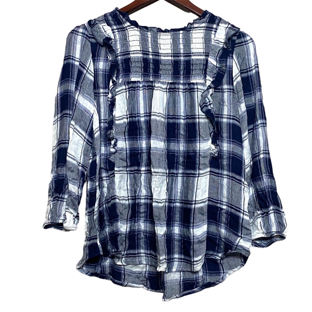 4/$24 NWOT Haley London Navy Blouse Size Medium